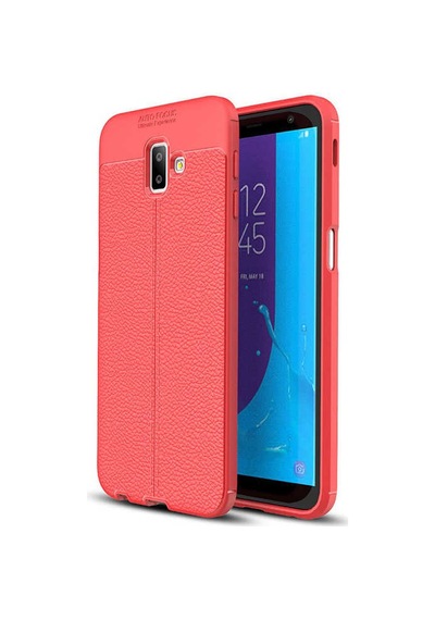 Samsung Uyumlu Galaxy J6 Plus Kılıf Zore Niss Silikon Kapak Kırmızı