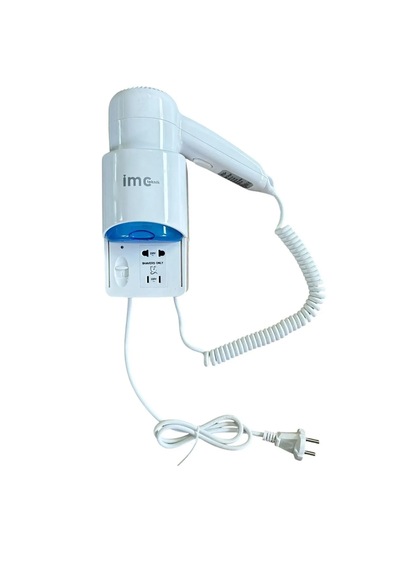 İmc Teknik Otel Tipi Saç Kurutma Makinesi 1300w Tıraş Prizli