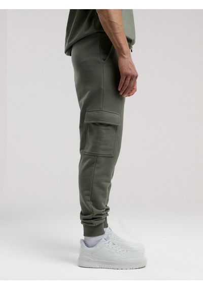 Ever Essentials Regular Haki Erkek Kargo Cepli Jogger Haki
