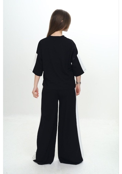 Kız Çocuk %100 Pamuk London Baskılı Oversize Garnili Truvakal Kollu Eşofman Takımı-293-eşt-0010 Siyah Kız Çocuk %100 Pamuk London Baskılı Oversize Garnili Truvakal Kollu Eşofman Takımı-293-eşt-0010 Siyah