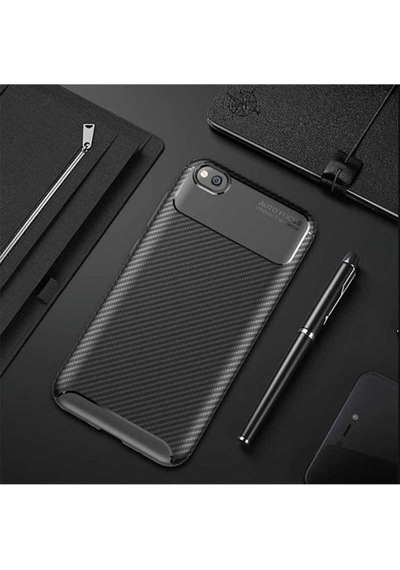 Xiaomi Redmi Go Kılıf Zore Negro Silikon Kapak Siyah