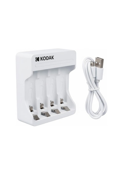 Kodak Kd-29490 4'lü Aa Aaa Ni-mh Otomatik Hızlı Pil Şarj Cihazı Aleti Type-c