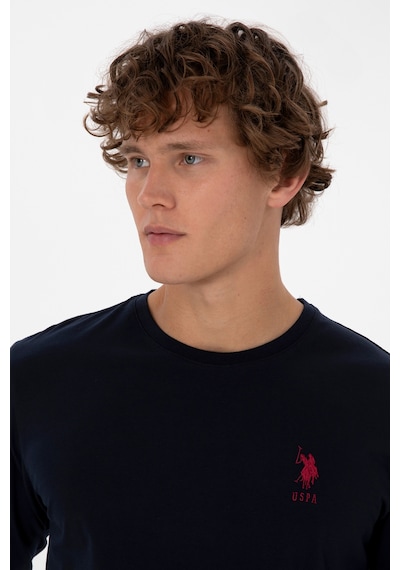 U.S. Polo Assn. Erkek Kırmızı Ekoseli Lacivert Pijama Takımı 50318615-VR033 U.S. Polo Assn. Erkek Kırmızı Ekoseli Lacivert Pijama Takımı 50318615-VR033
