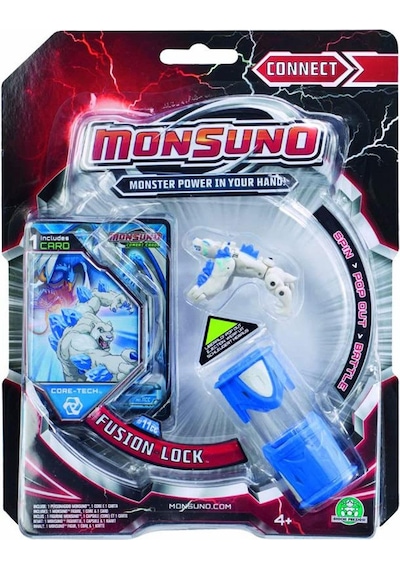 Fusion Lock Monsuno Figür 1 Figür 1 Kart 1 Fırlatıcı Birlikte Ori