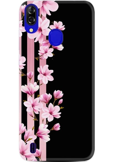 Reeder P13 Blue Kılıf Boyun Askılı Pink Flowers 3 1393
