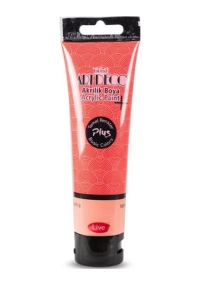 Plus Akrilik Boya 100ml Tüp 417 Kırmızı 417 Kırmızı