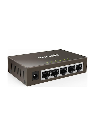 Tenda TEG1005D 5 Port 10/100/1000 Metal Kasa Yönetilemez Switch