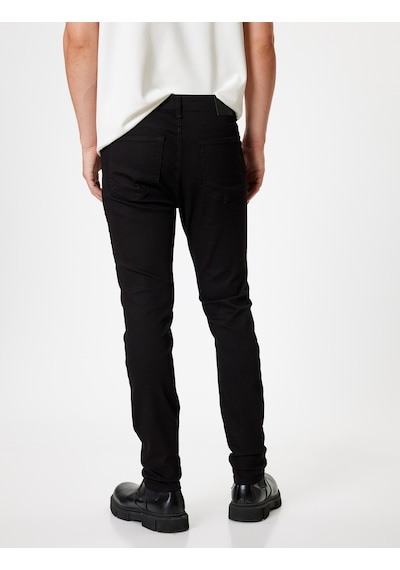 Koton Standart Bel Skinny Fit Kot Pantolon - Michael Jean Siyah 5wam40099nd Siyah