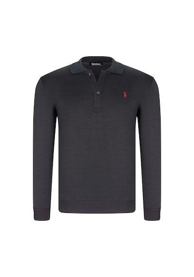 V4007 Dewberry Erkek Sweatshırt-koyu Lacivert Koyu Lacivert
