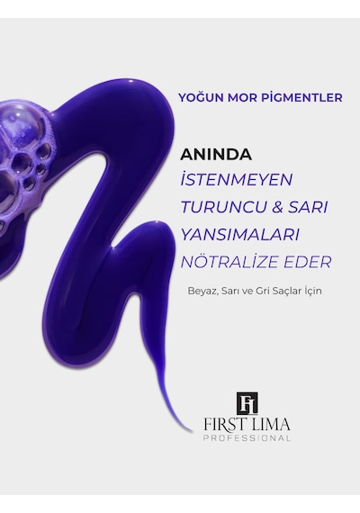 Turunculaşma Karşıtı Mor Şampuan 200ml Boyalı / Röfleli