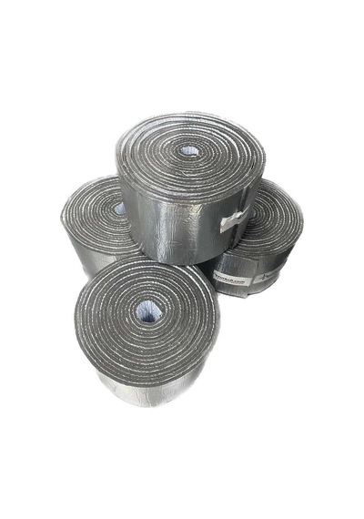 Kauçuk Bant Oto Ses Yalıtımı 6mm Alüminyum Folyolu 20 Cm X 10 Metre Bant Marketim