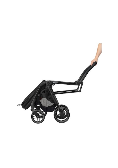 Maxi-Cosi Leona2 Çift Yönlü Uzatılabilir Sırt Desteği Tam Yatabilir Bebek Arabası  Essential Black