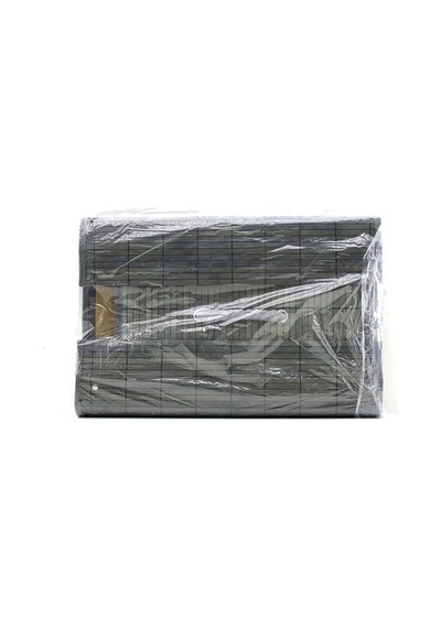 Lb Gri 3 Boy Kare Bambu Kenar Organizer Sepet Ahşap Altlık - Bezli 17x21x25cm Çok Renkli