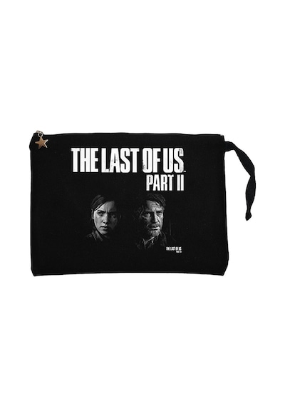 The last of Us Part 2 Ellie And Joel P.Siyah Cüzdan / El Çantası Siyah