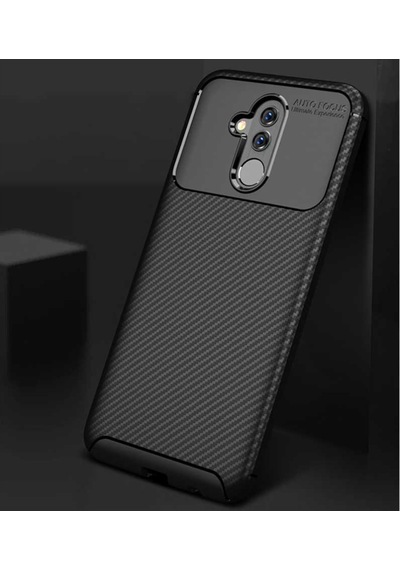 Huawei Mate 20 Lite Kilif Karbon Silikon Case 389460319