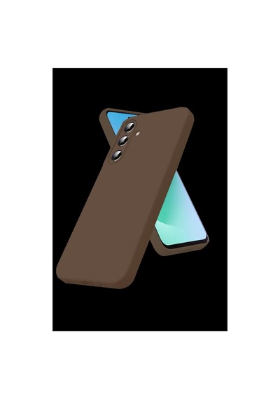 Samsung Galaxy Uyumlu A56 Kılıf First Silikon - Kahverengi Bz8683140871192