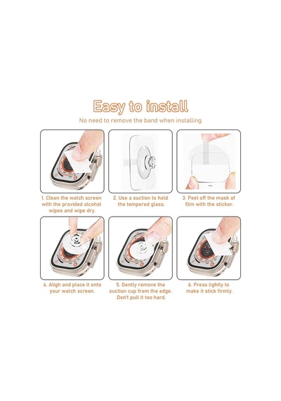 Apple Watch Ultra 49mm İle Uyumlu Ekran Koruyucu Çizilmeye Dayanıklı Akıllı Saat Koruması, 9h Temperli Kırılmaz Esnek Nano Cam, Hd Şeffaf 2 Adet Çok Renkli Apple Watch Ultra 49mm İle Uyumlu Ekran Koruyucu Çizilmeye Dayanıklı Akıllı Saat Koruması, 9h Temperli Kırılmaz Esnek Nano Cam, Hd Şeffaf 2 Adet Çok Renkli