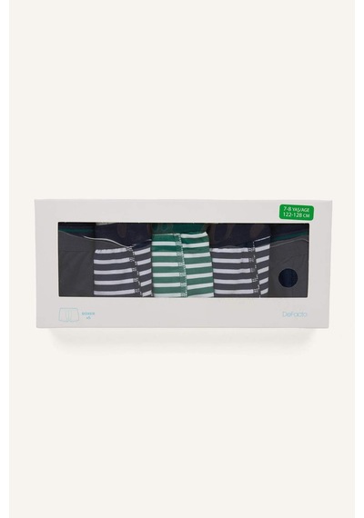 Defacto 5li Boxer Elastik Bel Erkek Çocuk G7288a826smnv135 Lacivert-nv135