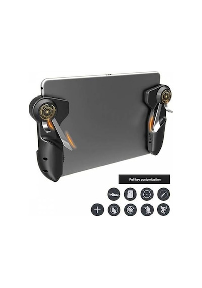 Polham Tüm Tabletlere Uyumlu Pubg Tetik Seti, Pubg Joystick Oyun Tuşu, Gamepad