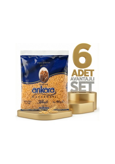 Ankara Arpa Şehriye Makarna 6x500 Gr