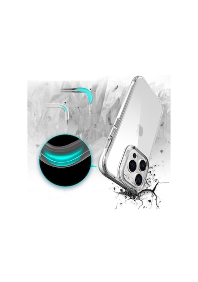 Zore Apple Uyumlu iPhone 14 Pro Max  Şeffaf Ultra İnce Aihttg Tasarımlı Okka Kılıf-renks Renksiz