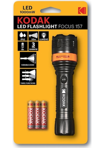 Kodak Focus 157 Led El Feneri-3 Adet Pil