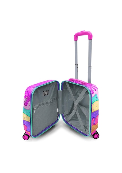 Coral High 16703 Kids Dondurma Desenli Çocuk Valizi - Pembe