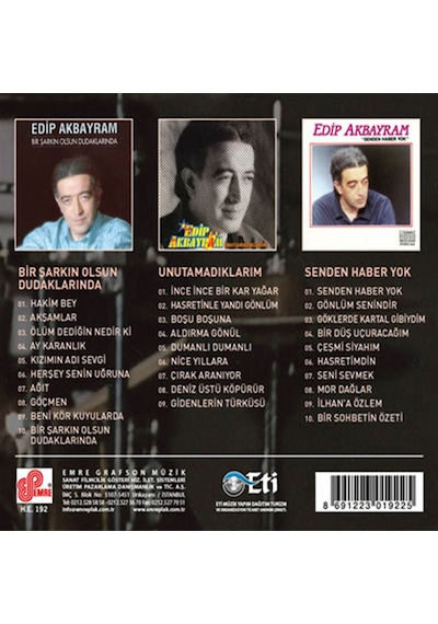Edip Akbayram - Arşiv 2 (Cd)