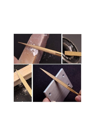 Diamond Elmas Eğe Seti Metal Cam Takı Kuyumcu Hassas Eğeleme Takımı 10 Adet Cam Metal Porselen