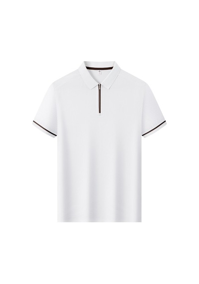 New Performance Premium Polo T-shirt 90.3% Nylon 9.7% Spandex Beyaz