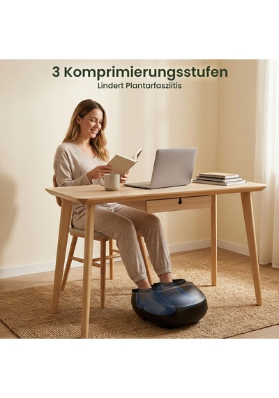 Comfıer Isı İle Ayak Masajı, Plantar Fasiit Nöropati İçin Shiatsu Ayak Masajı, Uzaktan Kumanda, Ayarlanabilir Ayarlar, Duraklatma Fonksiyonu