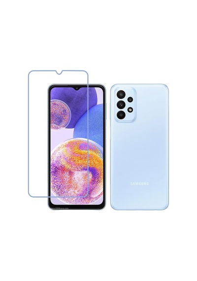 Samsung Uyumlu Galaxy A23 Nano Kırılmaz Cam Ekran Koruyucu Şeffaf
