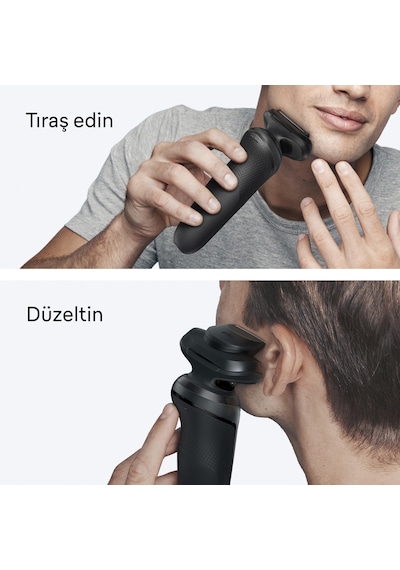 Braun Series 5 Elektrikli Tıraş Makinesi, Islak Ve Kuru, Hassas Düzeltici Başlık, 52-n1200s 1 Saat