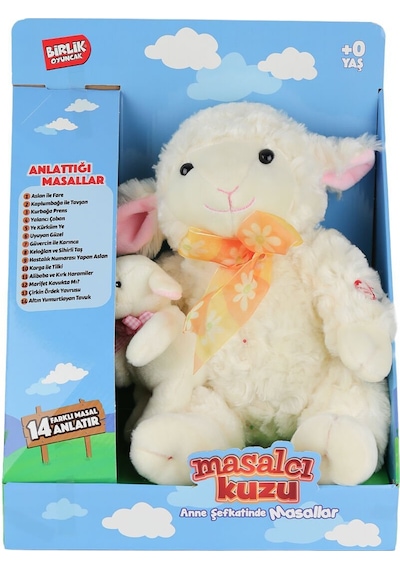 M-1117526-12 Türkçe Yavrulu Masal Anlatan Kuzu -birliktoys Amber