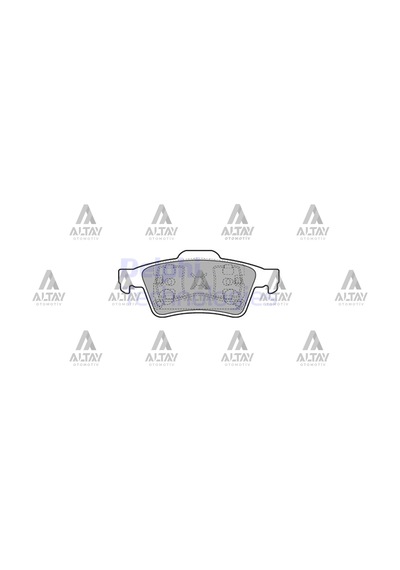 Esse Otomotiv  Focus Cmax 04-15 Fren Balata Arka - DEL-LP1701 - 1605117