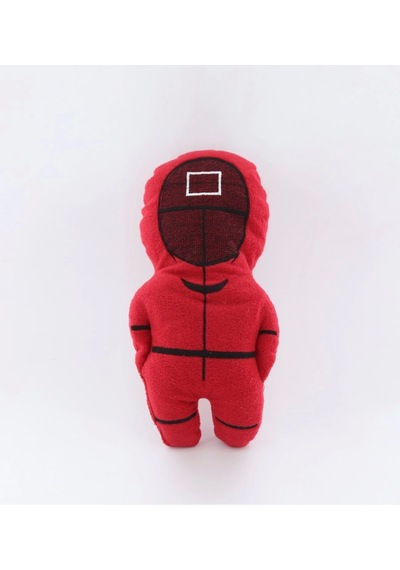 Squid Game Pelus Bebek Kare Maske 35cm