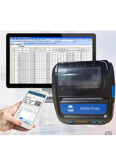 Makbuz/Etiket 2 In 1 Pos Yazıcı 80MM Bluetooth Android/Ios/Window