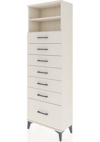 Arges Dolap 2 Raflı 7 Çekmeceli 60x30x182 Aytaşı-aytaşı Aytaşı
