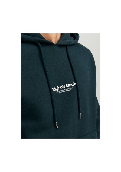 Jack & Jones Jack Jones Erkek Kapüşonlu Önden Cepli Sweatshirt 12241687 Magical Forest