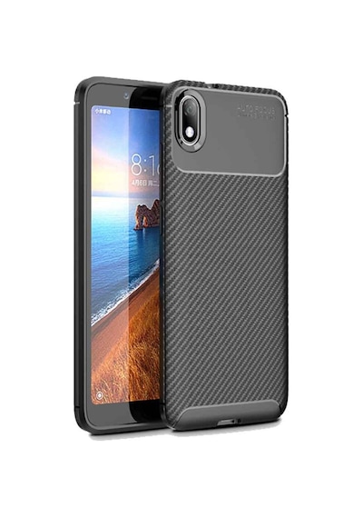 Xiaomi Redmi 7a Karbon Desenli Negro Silikon Kılıf