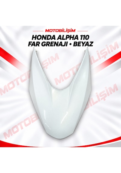 Honda Alpha 110 Uyumlu Far Grenajı Beyaz