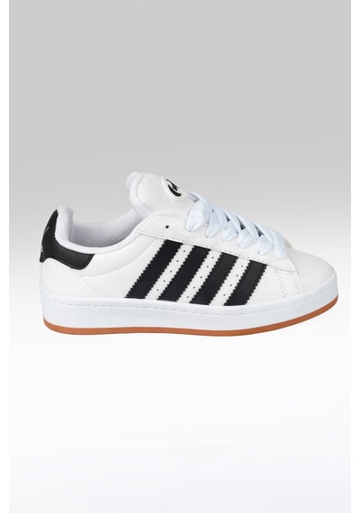 Twigs Tw Tonny White Cmps Unisex Bağcıklı Ortopedik Spor Sneaker Ayakkabı Beyaz-siyah Çizgi Twigs Tw Tonny White Cmps Unisex Bağcıklı Ortopedik Spor Sneaker Ayakkabı Beyaz-siyah Çizgi