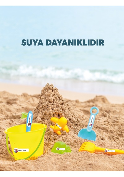 Okul Etiketi Kalem Defter Etiketi Karlar Prensesi Temalı Özel İsim Yazılabilen Etiket - 252adet