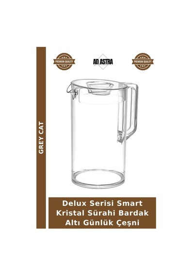 Delux Serisi Smart Kristal Sürahi Bardak Altı Günlük Çeşni