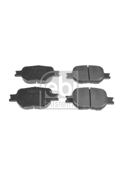 FEBI 16578 Fren Balatası Ön 117.5Mm Corolla Uyumlu Verso 1.8 01-