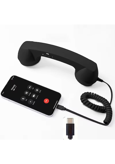 Type-c Portlu Retro Telefon Ahizesi