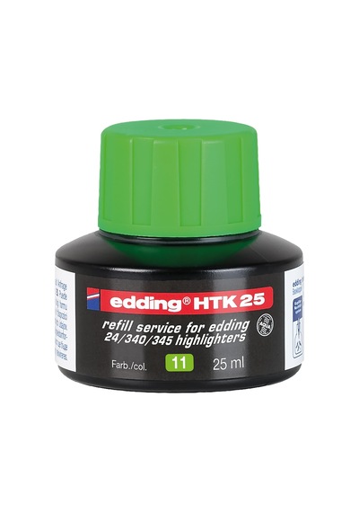 Edding Htk25 Fosforlu Kalem Yedek Mürekkep Açık Yeşil 124-Pembe
