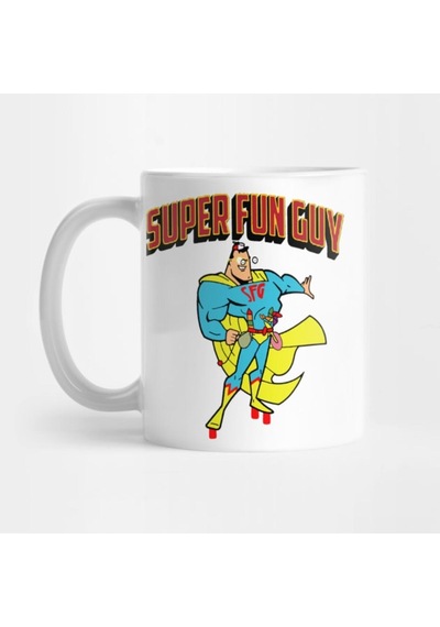 Super Fun Guy Kupa Bardak Çok Renkli
