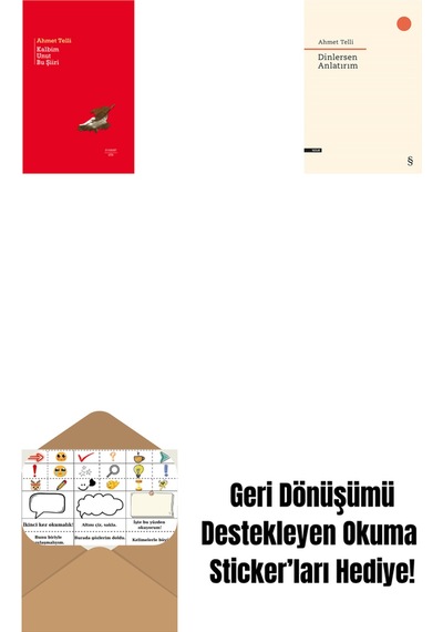 Kalbim Unut Bu Şiiri Ciltli + Dinlersen Anlatırım + Okuma Sticker'ları