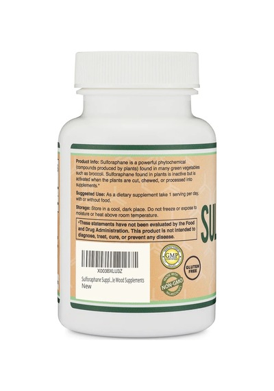 Sulforophane Broccoli Seed Extract 20 Mg 120 Capsules